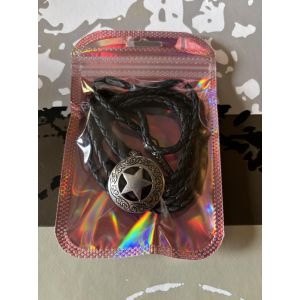 Cravate Bolo , Modèle Étoile De Shérif - Occasion