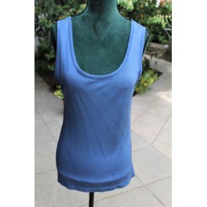 Débardeurs Fluides Ficelle,Au Choix 6 Couleurs: Bleu Marine,Bleu Gris, Bleu Clair,Gris Clair, Rose Pale,Saumon - Occasion