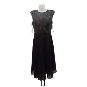 Robe Cocktail Noir À Sequins Derhy Taille 44 - Occasion