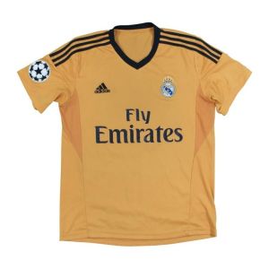 Maillot De Football Real De Madrid 3eme Maillot 2013-2014 Ecusson League Des Champions - Occasion