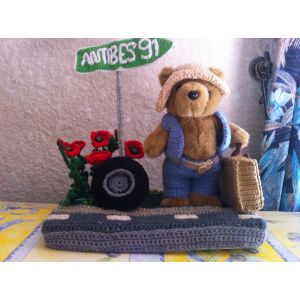 Nounours Part En Vadrouille Sur La Route D'antibes 91 - Occasion