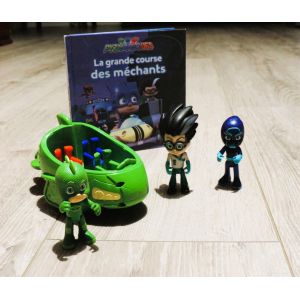 LOT PYJAMASQUES : GLUGLU, ROMEO, NINJA ZOUAVE ET REPTOMOBILE - Occasion