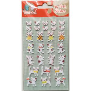 Stickers Feutrine Téo & Zina My First Stickers Chats - Occasion