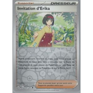 Carte Pok&eacute;mon - Invitation D'erika - 160/165 - Reverse - Ev3,5 151 Mew - Occasion