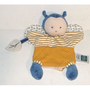 Doudou Abeille Pollen Papillon Marionnette Bio Doudou Et Compagnie - Occasion