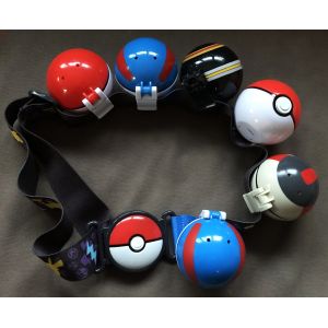 Ceinture Pok&eacute;mon Avec 6 Pok&eacute;balls - Occasion