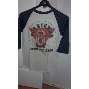 T-Shirt Jersey : Foreigner - Juke Box Hero - Foreigner Tour 1982 - Taille : M - Occasion