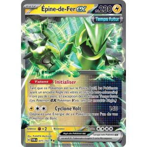 Carte Pokémon - Epine-De-Fer - 077/167 - Ultra-Rare - Mascarde Crépusculaire Sous Sleeve - Choupine50 - Occasion