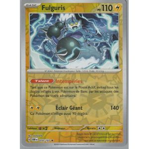 Carte Pok&eacute;mon - Fulguris -070/197 - Holo-Reverse - Ev3 Flammes Obsidiennes - Occasion