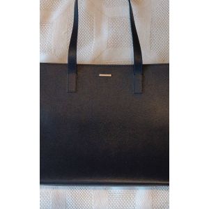 Sac Lamarthe cuir bleu fonc&eacute; 28x37cm - Occasion