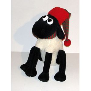 Peluche Shaun Le Mouton Wallace Et Gromit Famosa Grand Format Assis 39 Cm - Occasion