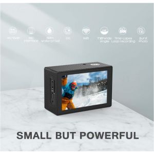 Caméra Sport Crosstour CT8500 4K 16MP WiFi - Appareil Photo Étanche avec Microphone externe - Occasion