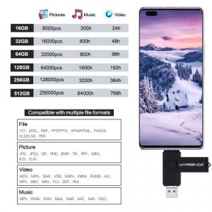 la couleur verte taille 32 ALLER cl&eacute; USB 3 en 1, support &agrave; m&eacute;moire 3.0 GB , Micro lecteur Flash de Type C - Occasion