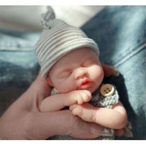 Poupée Garçon Reborn Bébé Réaliste Nouveau-né Baby Doll 20cm - Occasion