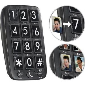 Téléphone fixe senior avec numérotation rapide et mains libres XLF-30 - SimValley - Noir - Occasion