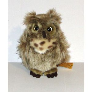 Peluche Chouette Hibou Doudou Living Nature - Occasion