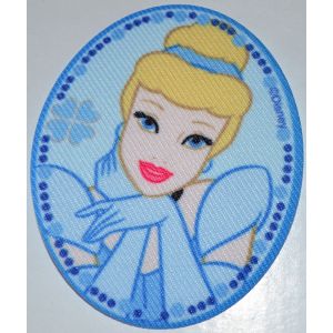 Princesse Cendrillon Ecusson Patch Thermocollant Mpetit Ovale Princesses Disney 2022j - Occasion