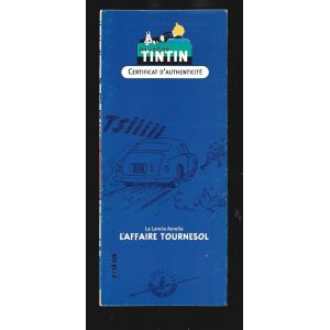 Livret Voiture Tintin 26 La Lancia Aurelia - Occasion