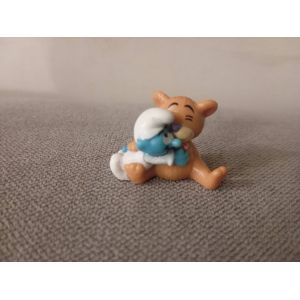 Figurine B&eacute;b&eacute; Schtroumpf Peyo 3cm - Occasion