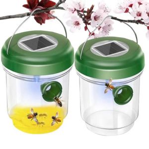 Lot de 2 pieges a mouches insectes moustiques avec deux lumieres led - Occasion