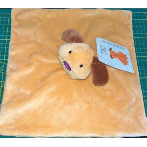 Doudou chien plat oeko tex konimpex BV cuddle cloth dog baby - Occasion