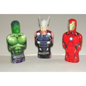 Contenant De Bain Avengers Marvel Lorenay - Lot 3 Super Heros Figurine Iron Man Thor Hulk - Occasion