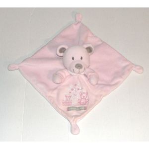 Doudou Ours Rose Baby Garden Nicotoy - Occasion