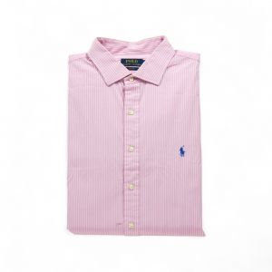 Reconditionné - Chemise Classiques Homme À Rayures - Taille 2xl - Homme - Rose - Occasion