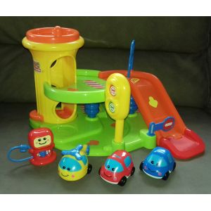 Garage Baby Smile 1er &Acirc;ge &Agrave; Partir De 18 Mois Avec 3 Voitures - Occasion