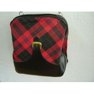 Sac Bandoulière Vintage Ecossais *Années 60/70 . - Occasion