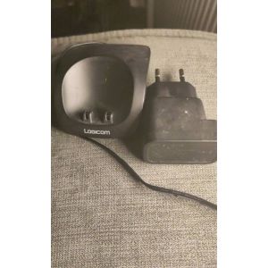 Bloc de charge Logicom Vega 355T et recharge pour t&eacute;l&eacute;phone fixe sans fil noir black negro - Occasion