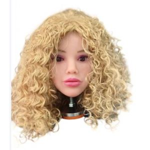 T&ecirc;te de poup&eacute;e TPE ou poup&eacute;e en silicone avec perruque - Occasion