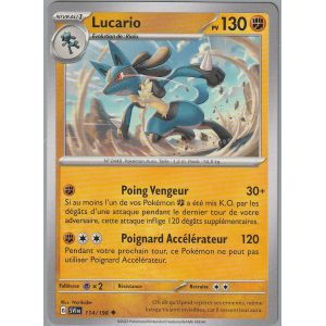 Carte Pokemon - Lucario - 114/198 - Reverse - Ecarlate Et Violet - - Occasion