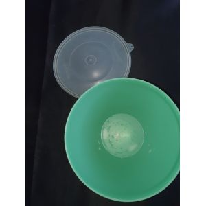 Boîte Ronde Verte Tupperware - Occasion