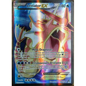 Carte Pokémon 114/122 Léviator Ex 180 Pv - Ultra Rare - Full Art Xy09 - Rupture Turbo Neuf Fr - Occasion