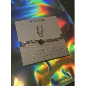 Hipanema - Bracelet Maille &Eacute;l&eacute;gant Dor&eacute; + Earcuff Dor&eacute; Cha&icirc;ne Pimpant - Occasion