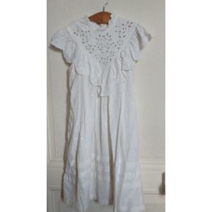 Robe D&#39été Blanche &#34 Rendery &#34 ( René Derhy Enfants ) Taille 6 Ans Idée Cadeau - Occasion