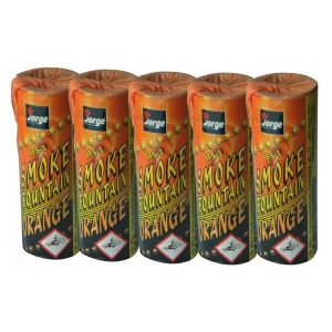 Lot De 5 Fumig&egrave;nes Orange - Occasion