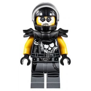 Lego NINJAGO Sons of Garmadon Chopper Maroon (Helmet and Shoulder Pads) njo0399 du set 10755 - Occasion