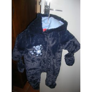 Gigoteuse Nid D'ange Tissaia Avec Moufles Amovibles Polyester 9 Mois Bleu Marine - Occasion