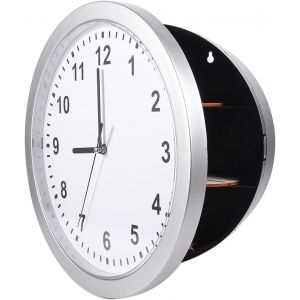 Horloge Coffre-Fort Durable Caché Secret Horloge Murale Coffre-Fort Conteneur Boîte pour Argent Cachette Bijoux Objets De Valeur Stockage en Espèces - Occasion