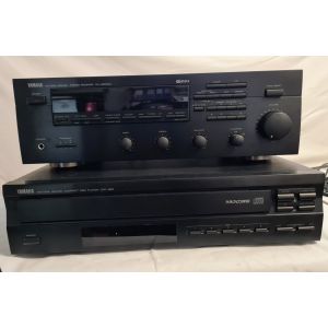 AMPLI TUNER YAMAHA NATURAL SOUND STEREO RECEVER - RX-495RDSLECTEUR CDC-565 YAMAHA - NATURAL SOUND COMPACT DISC PLAYER - Occasion