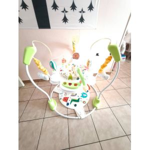 Youpala pour b&eacute;b&eacute; , 6 mois et plus, Jumperoo Jumper Baby Walker, si&egrave;ge rotatif &agrave; 360&deg;, 9 jouets, son et lumi&egrave;re. - Occasion