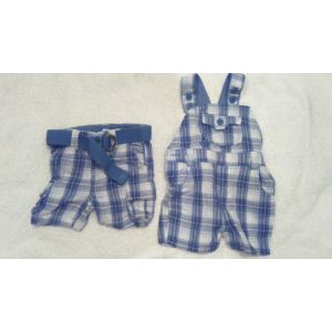 Salopette &#43 Short Bébé Garçon Taille 6 Mois Idée Cadeau - Occasion