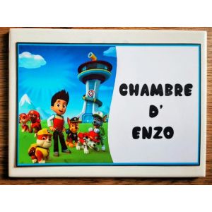Jolie d&eacute;coration de chambre enfants Chambre d Enzo Pat Patrouille id&eacute;e cadeau no&euml;l naissance anniversaire neuve - Occasion
