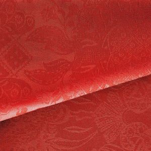 NAPPE DE LUXE ARLES - ROUGE CHRISTIAN LACROIX 170 x 300 cm Tissu : 100% coton peigné 220 g/m2 Tissu Jacquard en satin damassé - Occasion