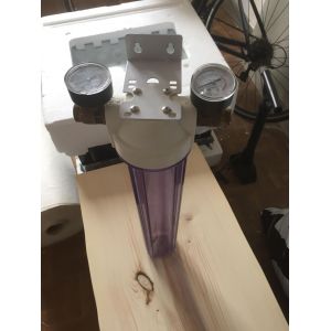 Porte filtre 20" pouce entrée 20/27 avec manomètre - Occasion