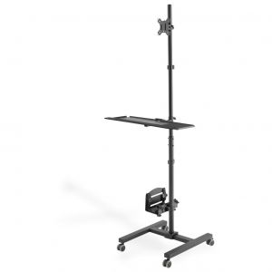 Digitus Poste de travail mobile muni d'un r&eacute;glage en hauteur individuel - Occasion