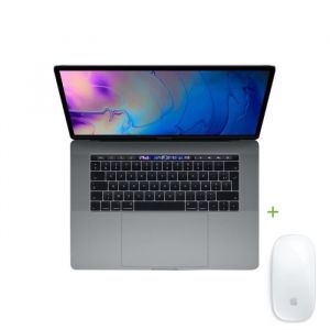 Apple MacBook Pro Touch Bar 15" 2017 - Corei7 - 2,9 GHz - RAM16 Go - 512Go SSD - Gris Sidéral Magic Mouse incluse - Reconditionné - Occasion