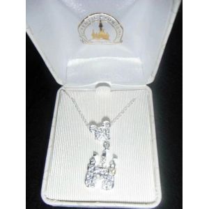 Ravissant Collier + Pendentif Ch&acirc;teau Mickey En Strass Disney Disneyland Paris Dans Coffret - Occasion